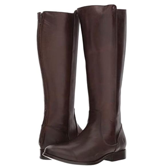 bucco Shoes Riding Boots Stud Back Zip Chocolate Poshmark